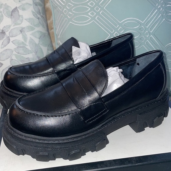 NWT SILENT D CORALIE Loafer Black - Picture 9 of 15